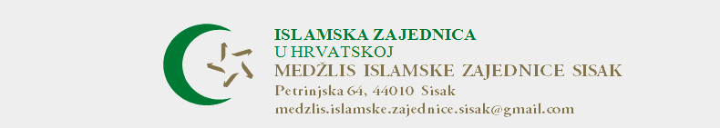 MEDŽLIS ISLAMSKE ZAJEDNICE SISAK